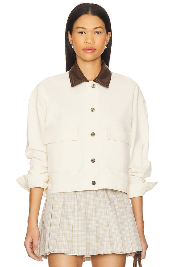 superdown Madrigal Jacket in Cream
