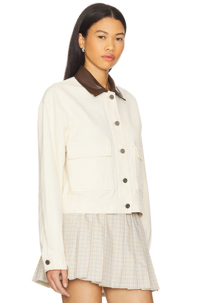 superdown Madrigal Jacket in Cream