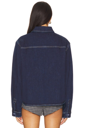 superdown Ember Jacket in Dark Wash