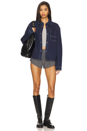 superdown Ember Jacket in Dark Wash