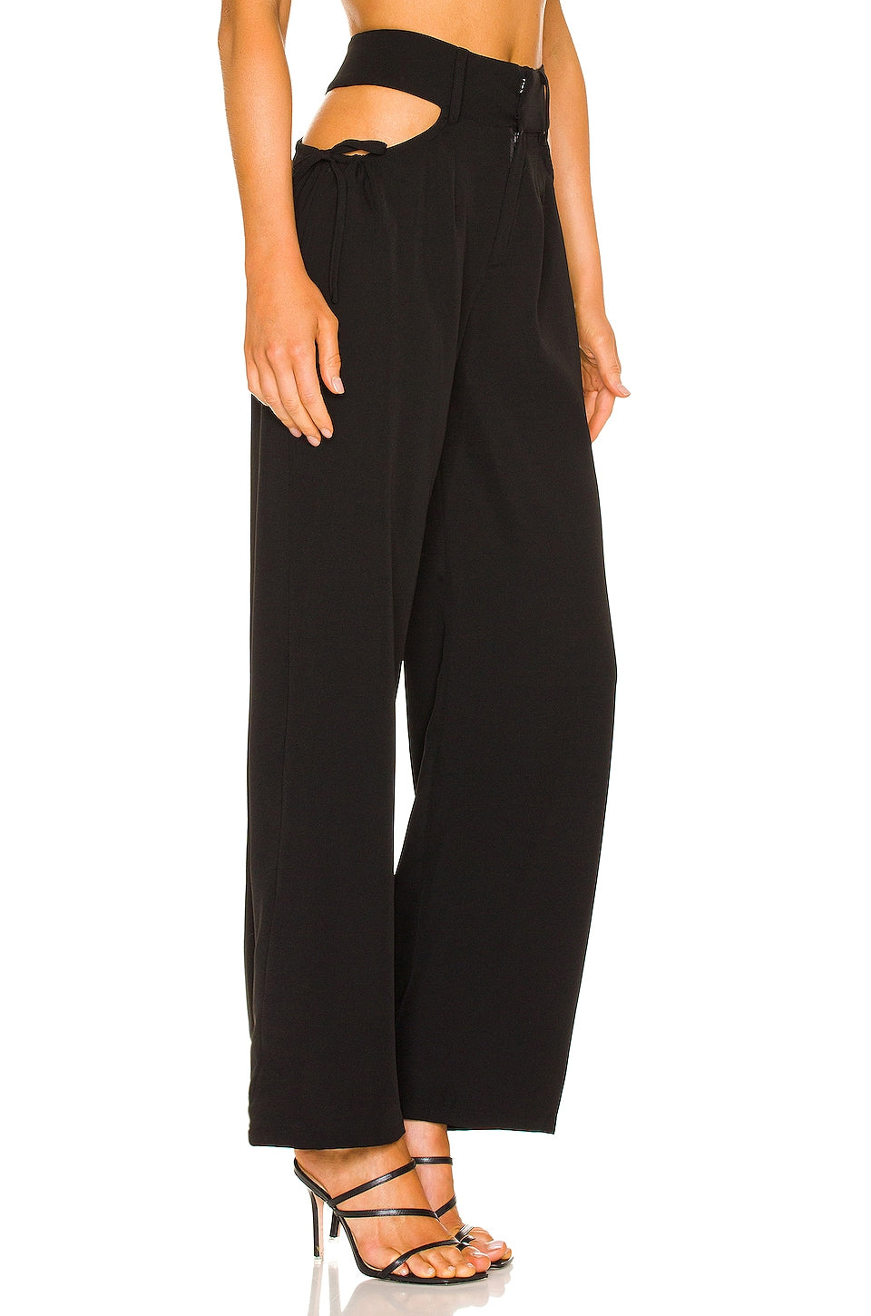 superdown Benny Cut Out Pants in Black