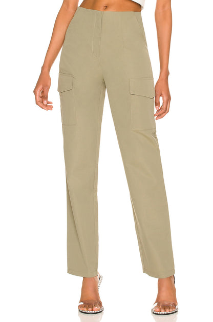 superdown Kimmy Cargo Pant in Olive Green