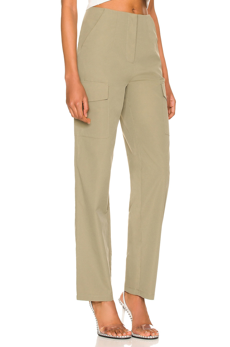 superdown Kimmy Cargo Pant in Olive Green