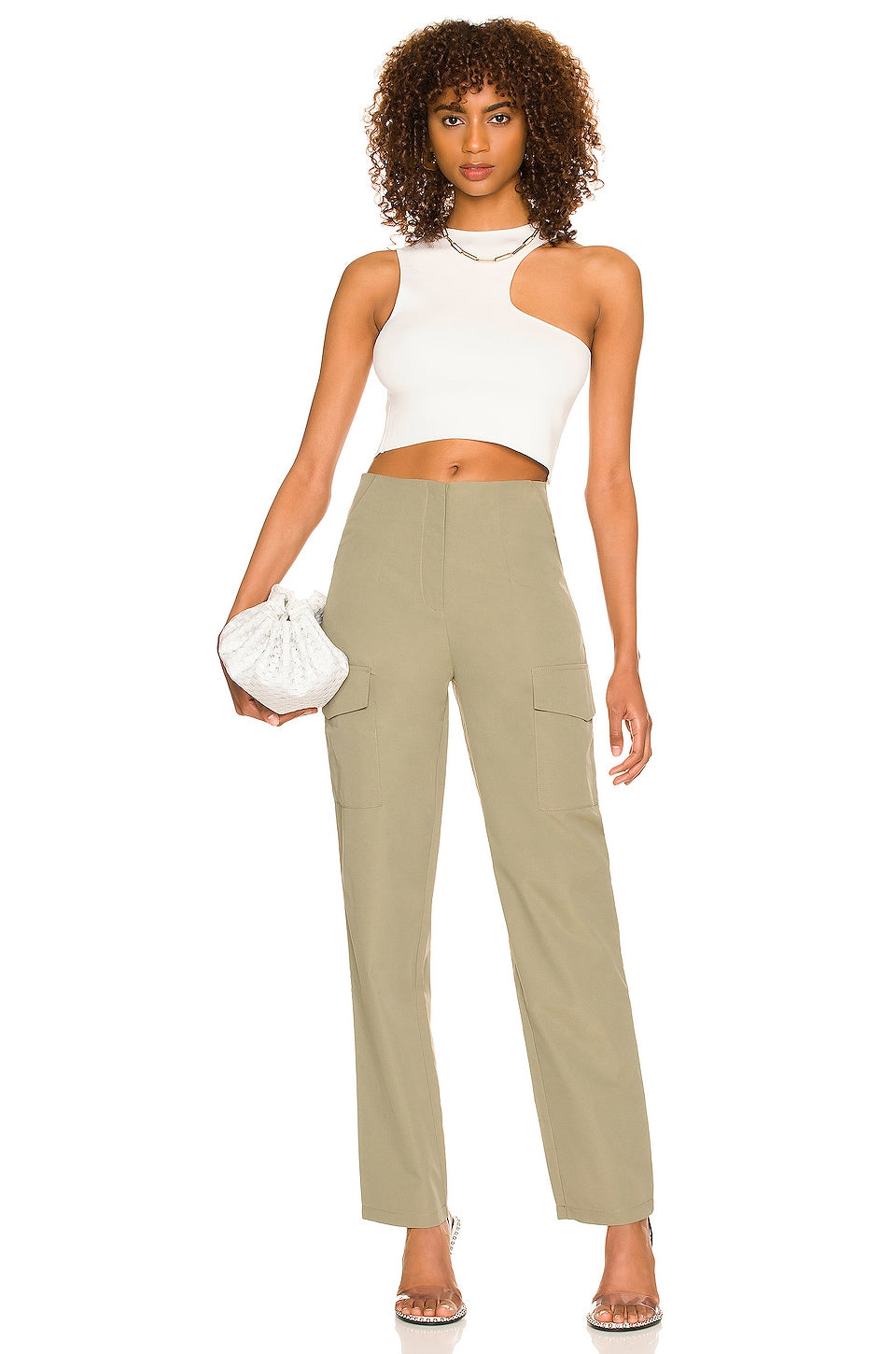 superdown Kimmy Cargo Pant in Olive Green