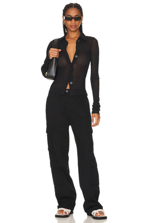 superdown Gisele Cargo Pant in Black