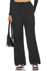 superdown Greta Parachute Pant in Black