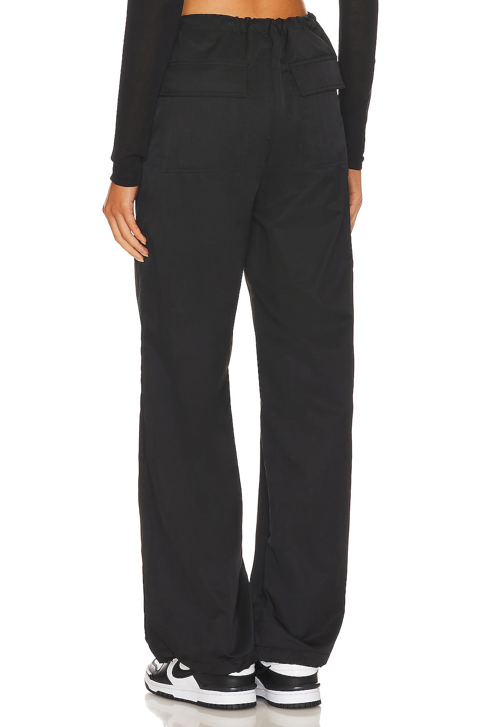 superdown Greta Parachute Pant in Black