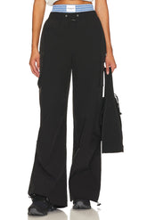 superdown Josie Parachute Pant in Black