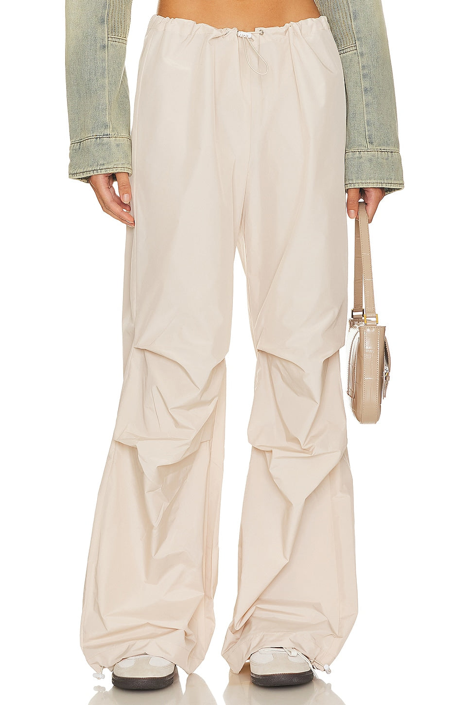 superdown Ayla Parachute Pant in Beige