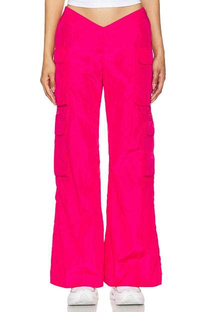 superdown Beatrice Cargo Pant in Hot Pink