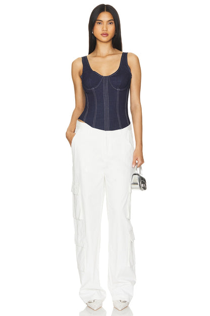 superdown Gisele Cargo Pant in Ivory