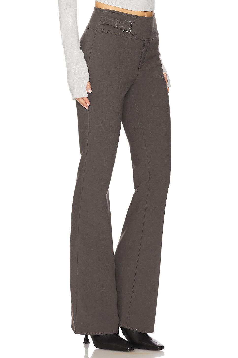 superdown Jessica Bootcut Pant in Grey