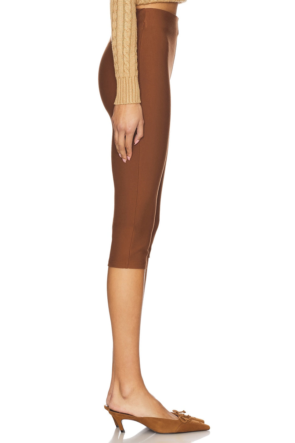 superdown Chaya Capri in Chocolate Brown