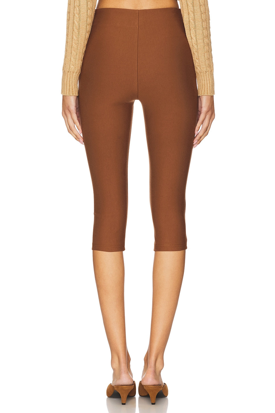 superdown Chaya Capri in Chocolate Brown