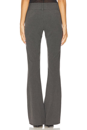 superdown Emerson Pant in Grey Pinstripe
