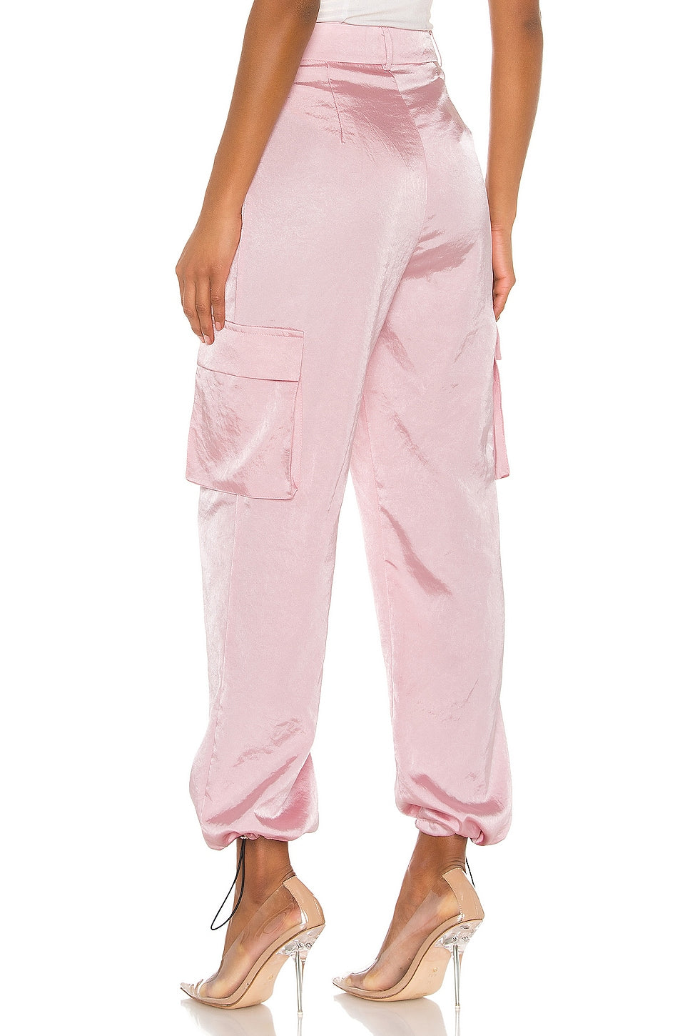 superdown Seleste Drawstring Jogger Pant in Pink