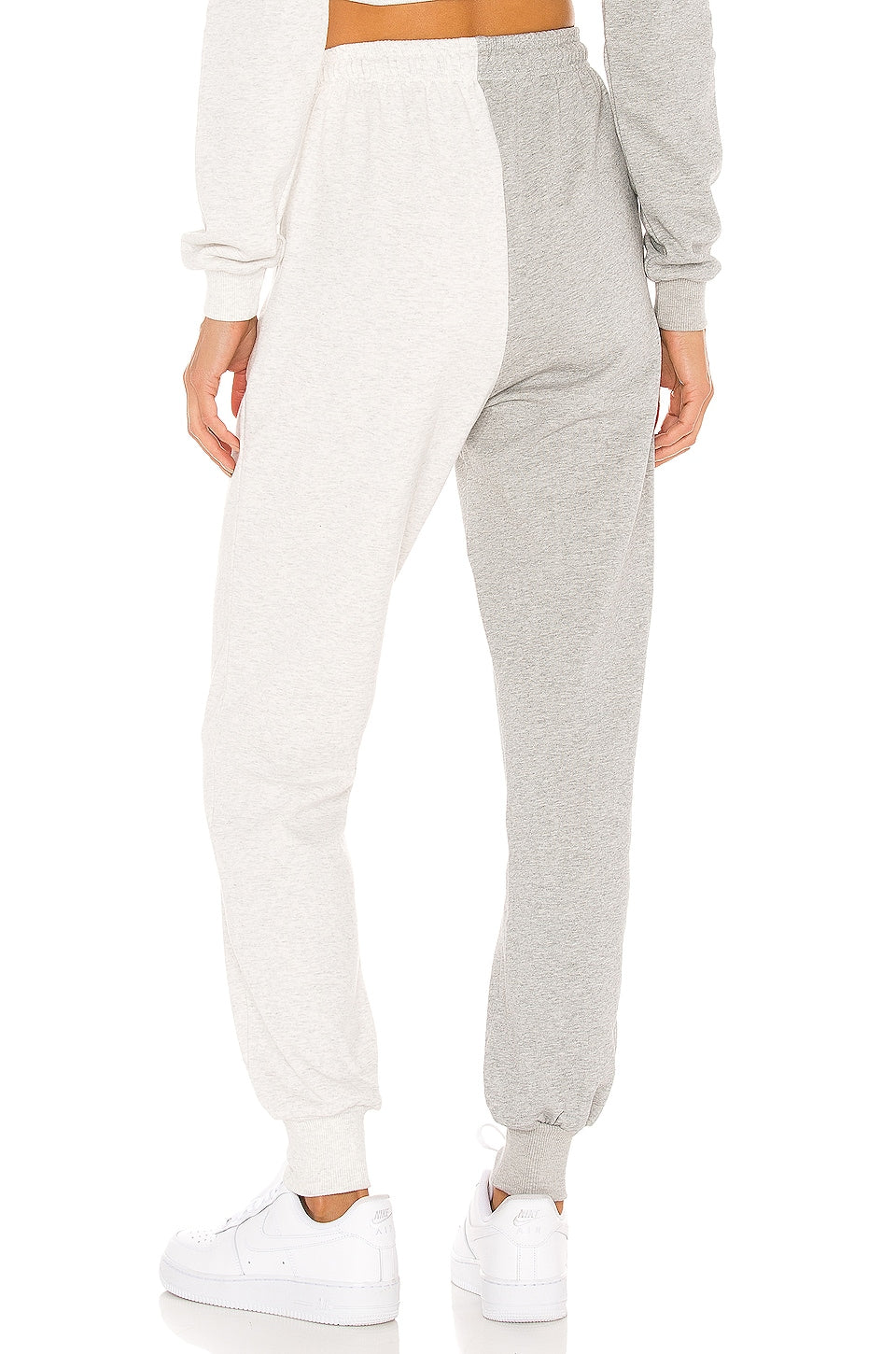 superdown Renna Two Tone Sweatpants in Grey Multi