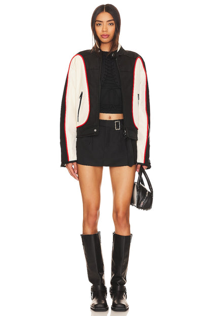 superdown Monique Mini Skirt in Black