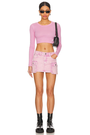 superdown Emma Mini Skirt in Pink