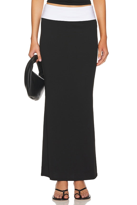 superdown Jodie Maxi Skirt in Black