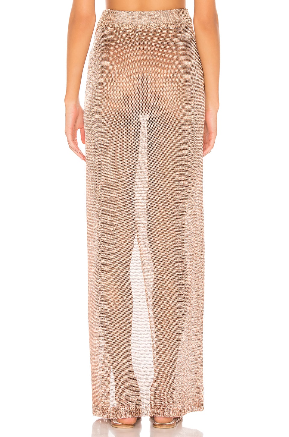 superdown Keva Wrap Maxi Skirt in Bronze