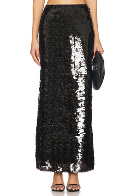 superdown Lydie Maxi Skirt in Black