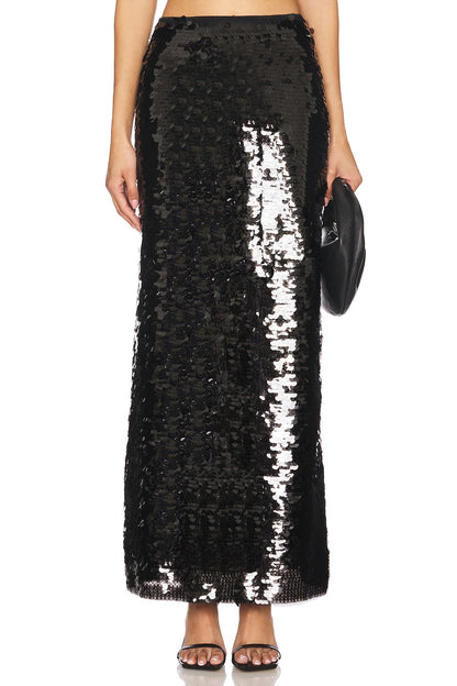 superdown Lydie Maxi Skirt in Black