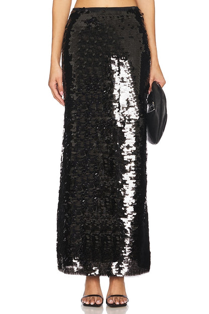 superdown Lydie Maxi Skirt in Black
