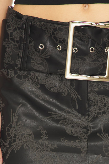superdown Juna Micro Skirt in Black