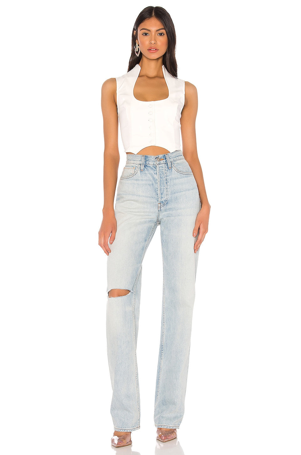 superdown Frasier Top in White