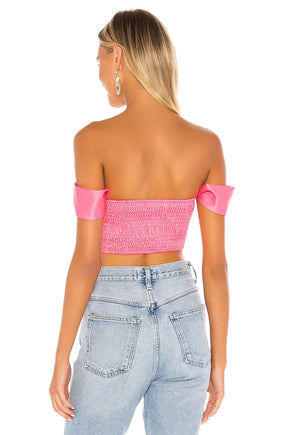 superdown Coralia Bustier Top in Pink