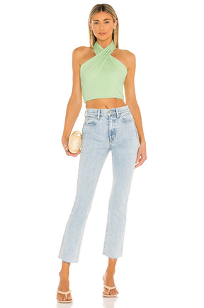 superdown Amelie Wrap Top in Mint