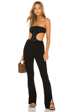 superdown Darcey Cut Out Bodysuit in Black