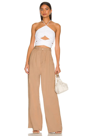 superdown Harlie Halter Top in White