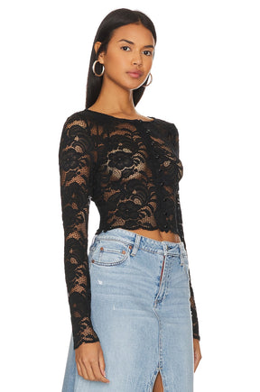 superdown Elowen Top in Black