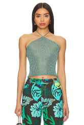 superdown Jem Halter Top in Teal