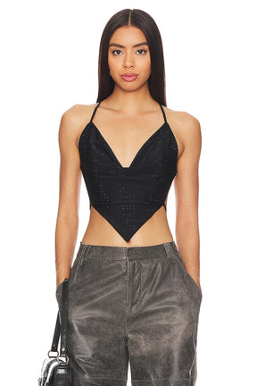 superdown Hadli Top in Black