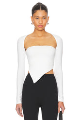 superdown Dax Shrug Top in White