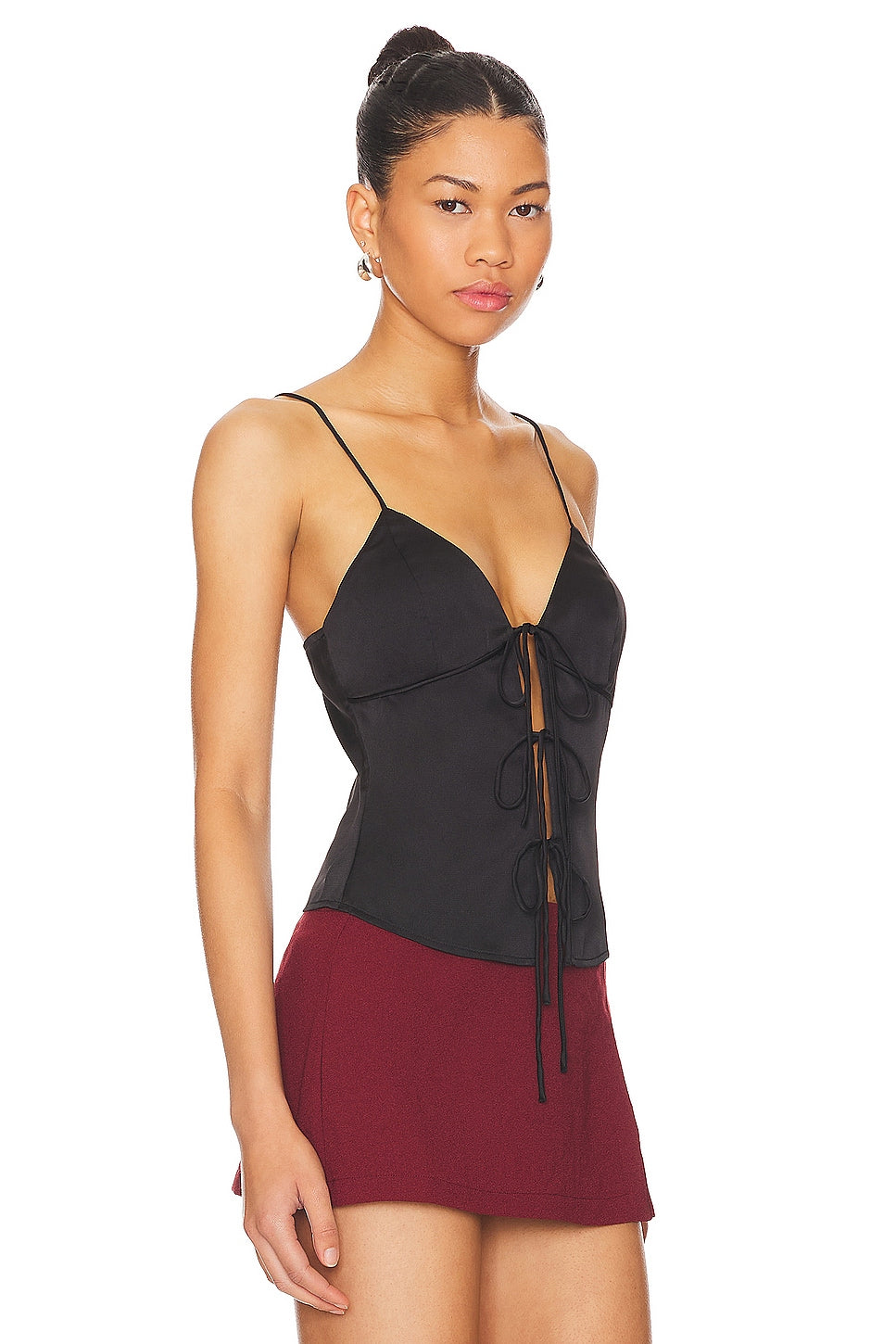 superdown Anahi Cami Top in Black