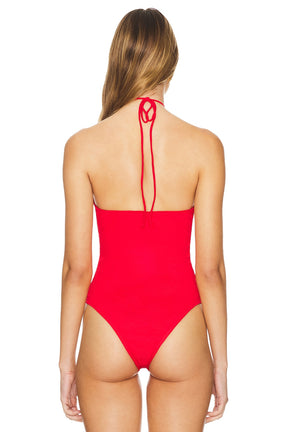 superdown Alina Bodysuit in Red