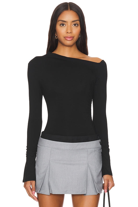 superdown Carys Bodysuit in Black