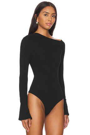 superdown Carys Bodysuit in Black