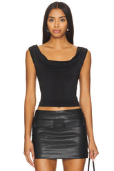 superdown Calla Top in Black