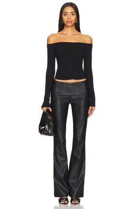 superdown Calypso Top in Black