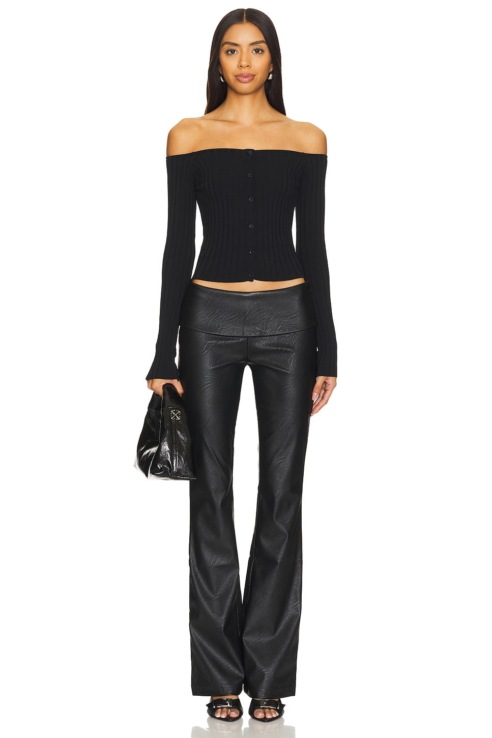 superdown Calypso Top in Black