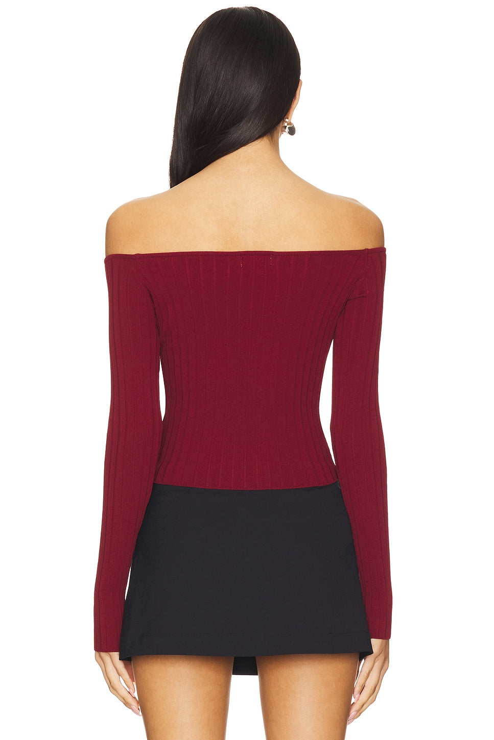 superdown Calypso Top in Oxblood