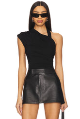 superdown Agathe Top in Black