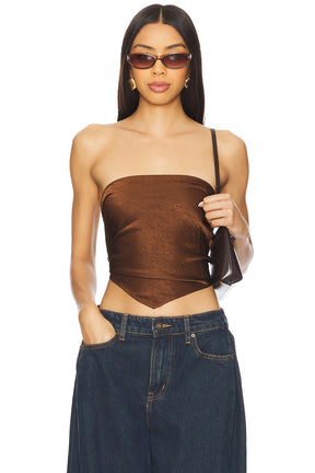 superdown Cosima Top in Brown