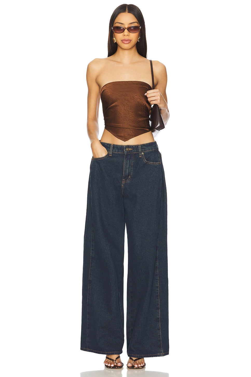 superdown Cosima Top in Brown