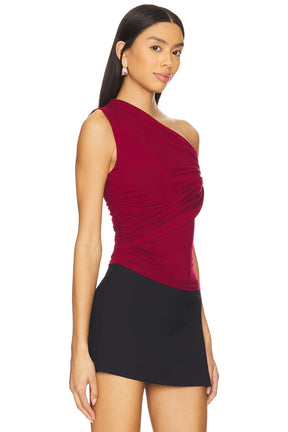 superdown Alessia Top in Oxblood